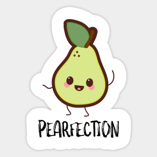 Pearfection Sticker